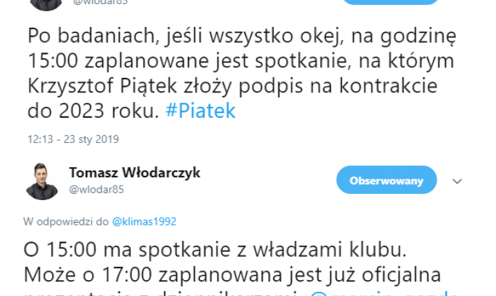 Wiadomo o której Piątek zostanie PIŁKARZEM Milanu